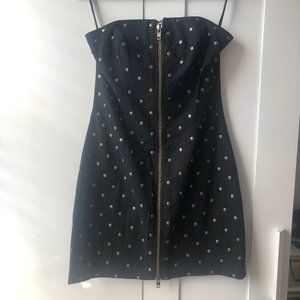 Betsy Johnson Studded Zipper Dress